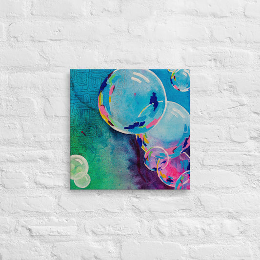 Bubble Fun (#1) - Printed Canvas