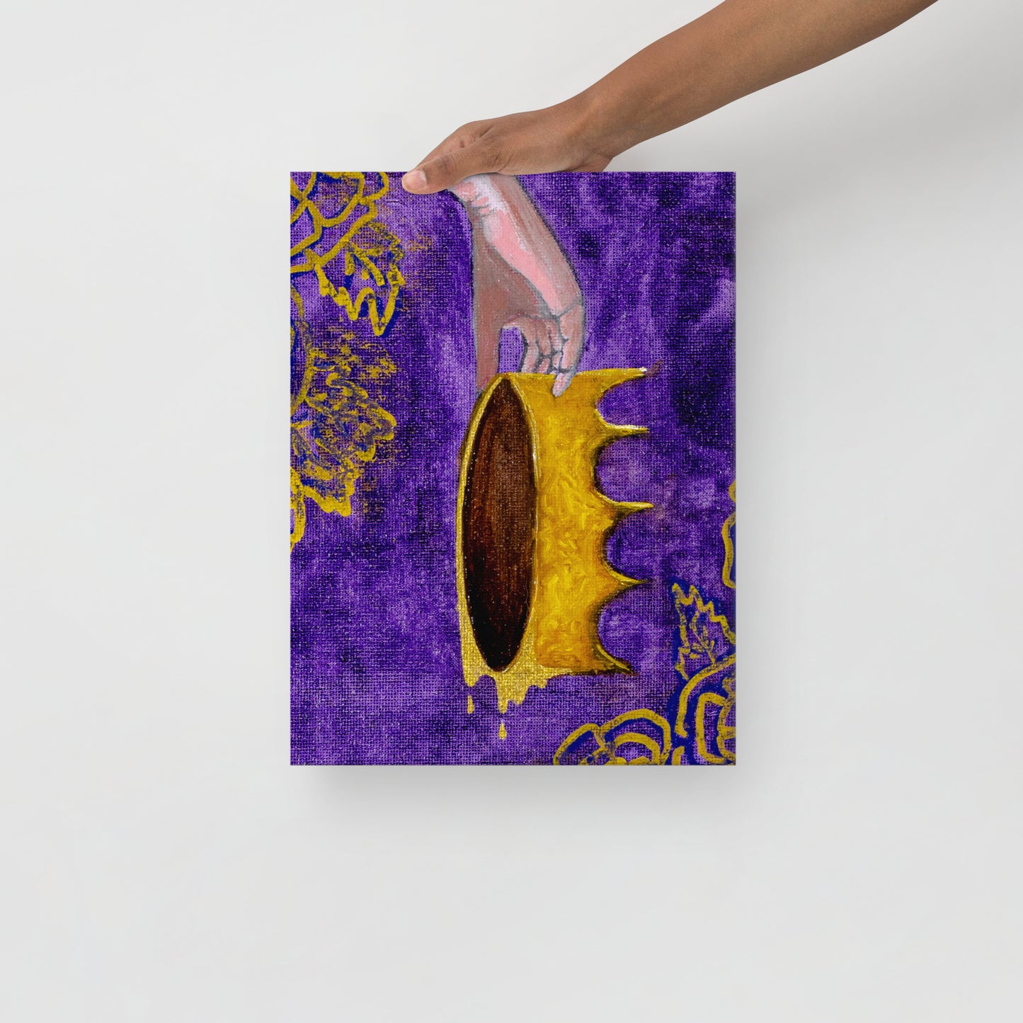 Crowned Gold - Printed Canvas
