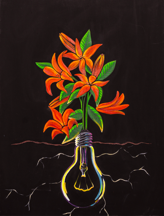 Hope Blooms (Lilies) - Printed Canvas