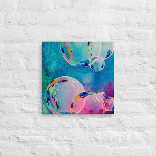 Bubble Fun (#2) - Printed Canvas